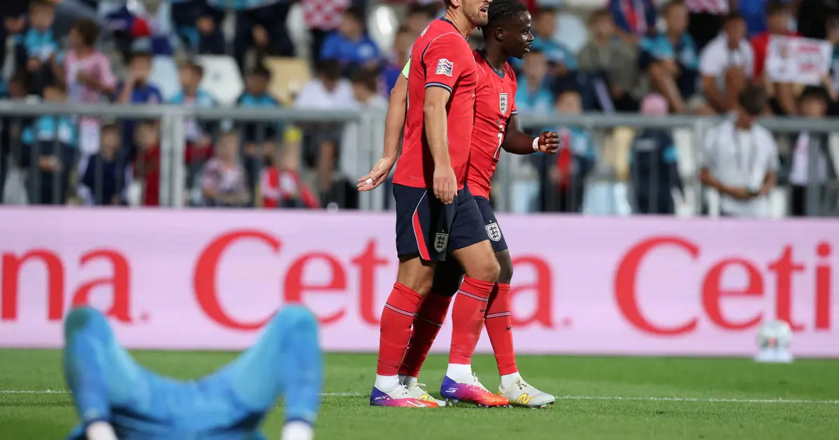 Histórica humillación en Rijeka: Inglaterra goleó 7-0 a Croacia y le propinó la peor derrota de su vida