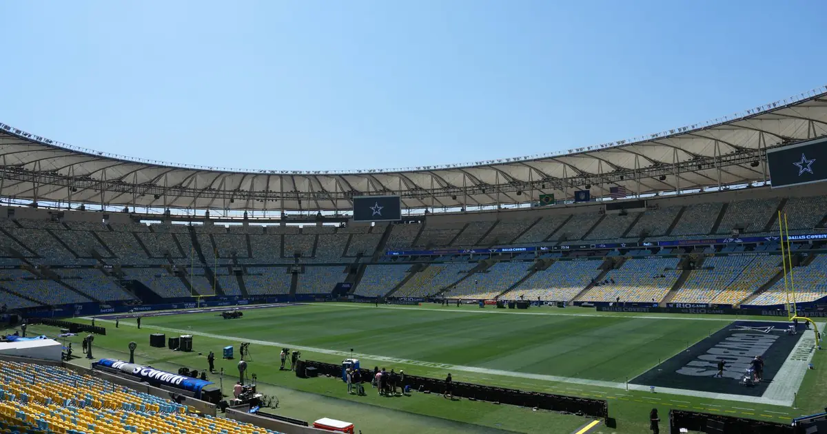 Histórico: El mítico Maracaná se viste de NFL para el choque entre Cowboys y Ravens