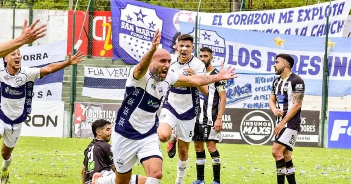 Hazaña histórica: San Martín de Formosa venció a Cipolletti y ascendió por primera vez a la Primera Nacional