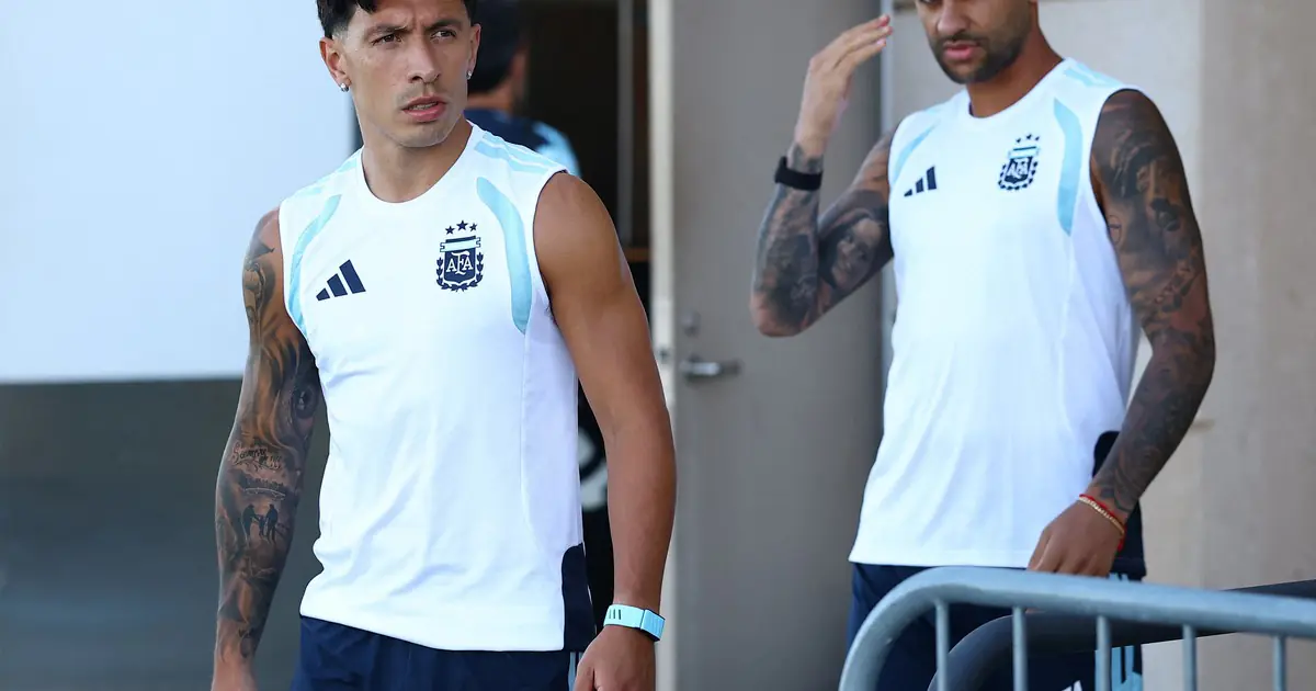 Alarma en la Scaloneta: se lesionaron Cuti Romero y Licha Martínez antes de la fecha FIFA