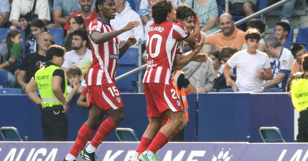 Julián Álvarez fue determinante en el agónico triunfo del Atlético de Madrid, pero sigue con la pólvora mojada