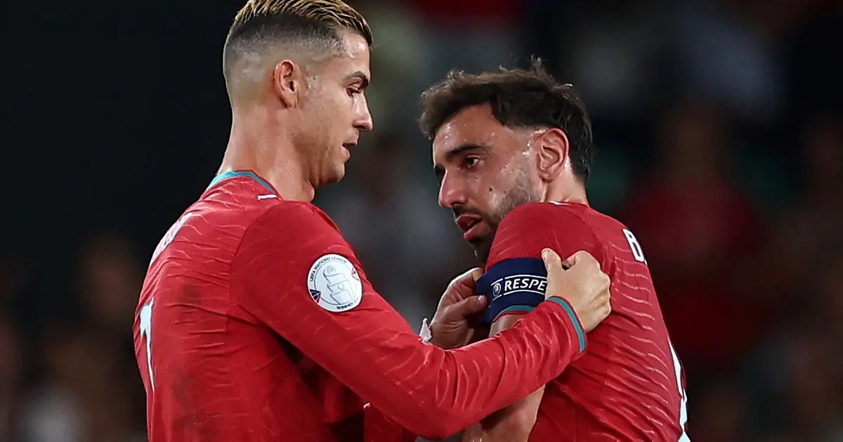 Interna al rojo vivo en Portugal: Bruno Fernandes bancó a Cristiano tras su polémica salida y exigió unidad