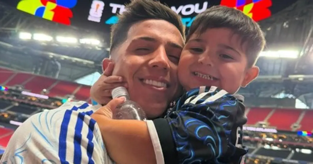 A puro corazón: el conmovedor mensaje de Enzo Fernández para su hijo ...