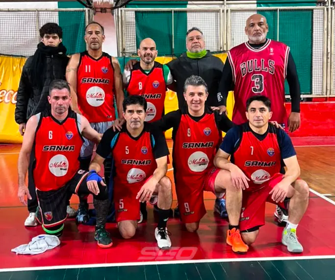 San Martín Loreto se finalista de la Copa de Plata +43 de la Liga de Maxibásquet