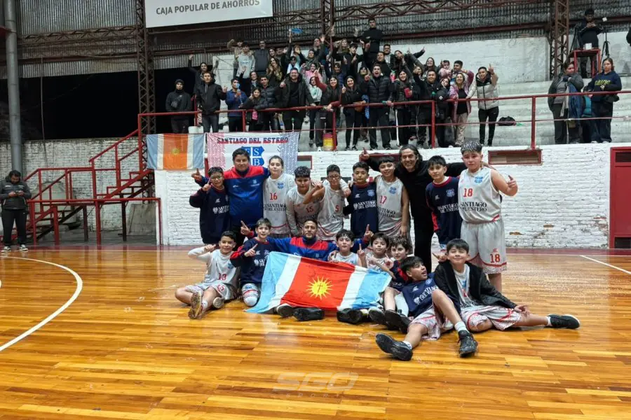 Santiago del Estero fue campeón invicto en el regional de básquet de selecciones