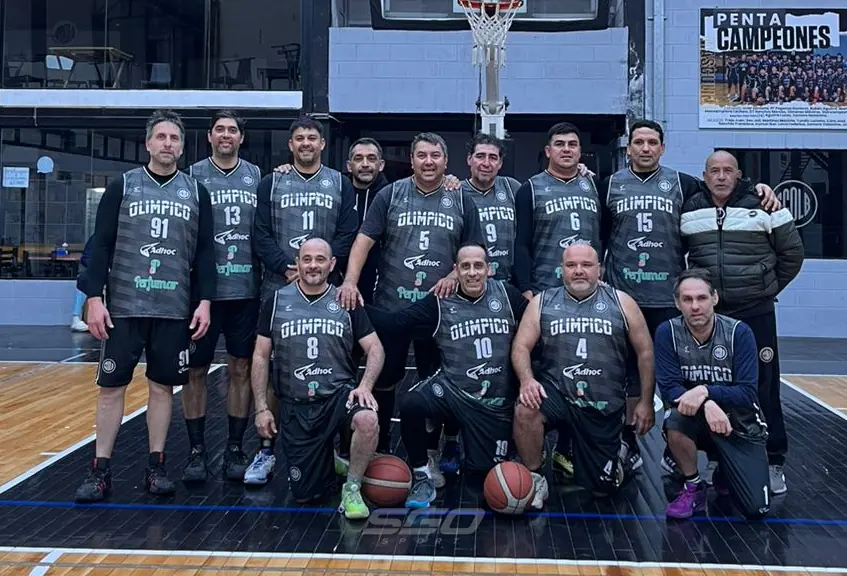 Olímpico arrancó mejor en la primera fina de la +43 del Maxibásquet