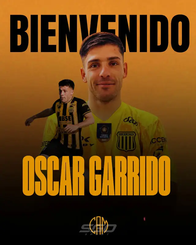 Oscar Garrido, nuevo refuerzo de Mitre para la segunda parte de la temporada