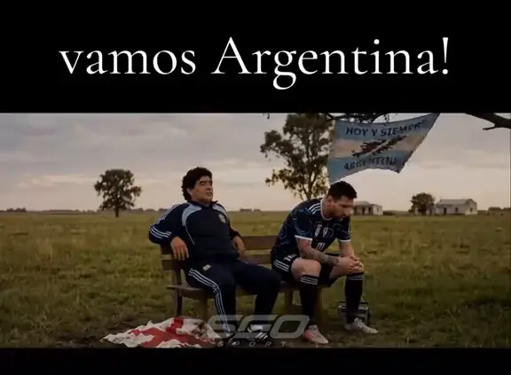 EMOTIVO VIDEO: Maradona y Messi, un encuentro que vuelve a emocionar en la previa de la final
