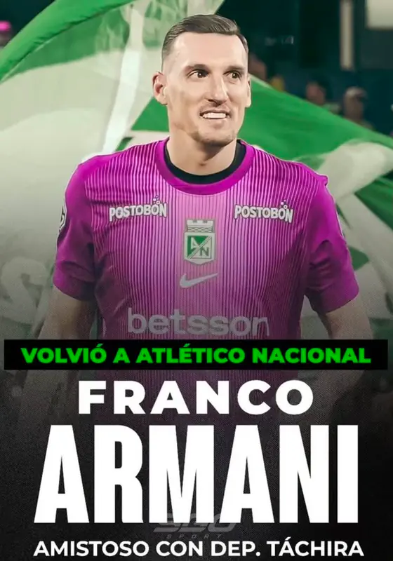Idilio eterno: Franco Armani regresó al Atanasio Girardot y desató la locura en Atlético Nacional