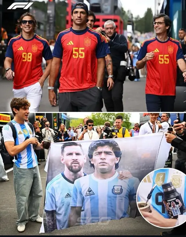 ¡EL PADDOCK ES UN CALDERO! Colapinto y Sainz juegan su propia final antes del choque entre Argentina y España