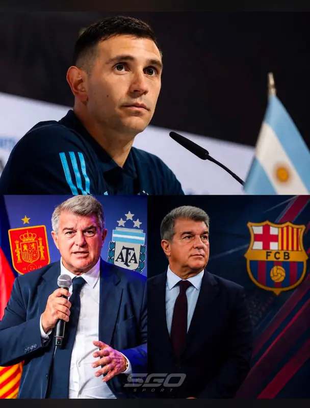 Dibu Martínez le respondió con todo a Laporta: "Ya basta de llorar por los árbitros"