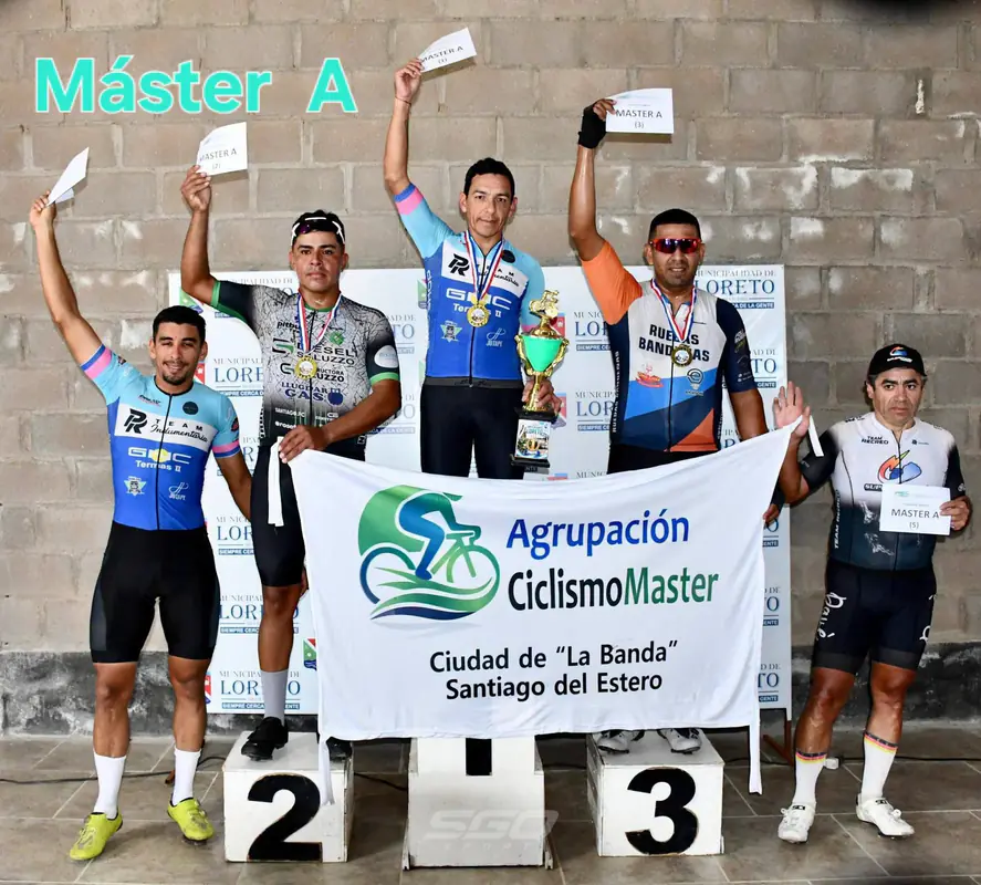 Loreto vivió una gran fiesta del ciclismo con destacada participación de máster y damas