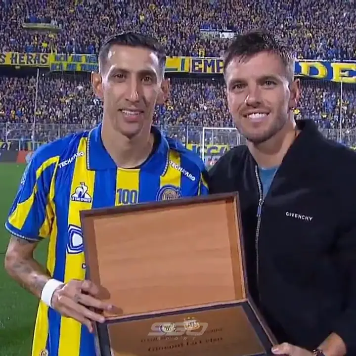Rosario Central homenajeó a Giovani Lo Celso tras el Mundial y recibió el cariño de los hinchas