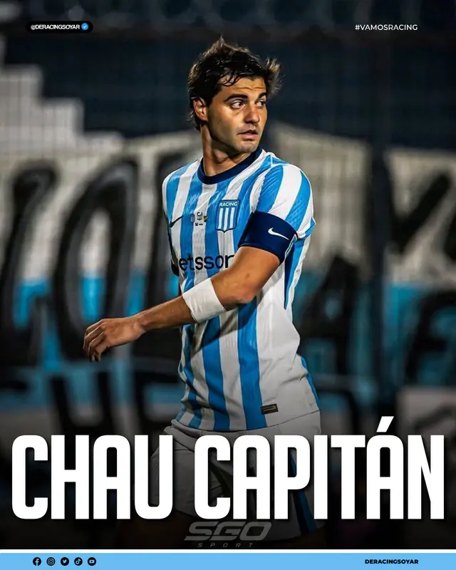 ¡Se va por la puerta grande! Los hinchas de Racing ovacionaron a Santi Sosa