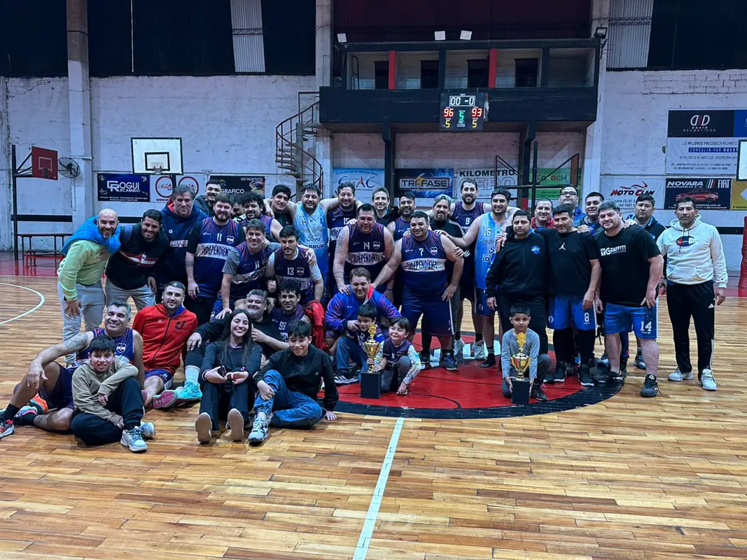 Independiente gritó campeón en la categoría +38 de la Liga de Maxibásquet
