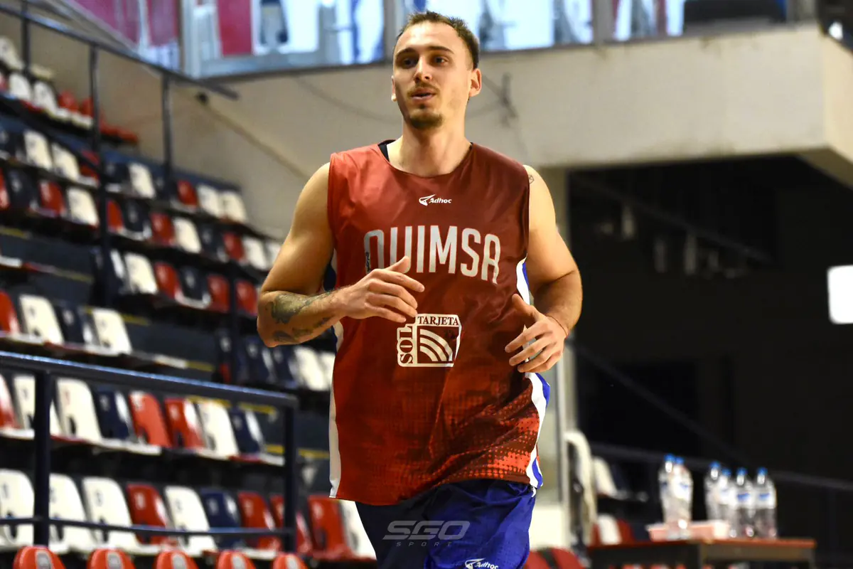 Facundo Rutenberg, jugador de Quimsa: “Aportar energía en defensa y estar para lo que el equipo me necesite”