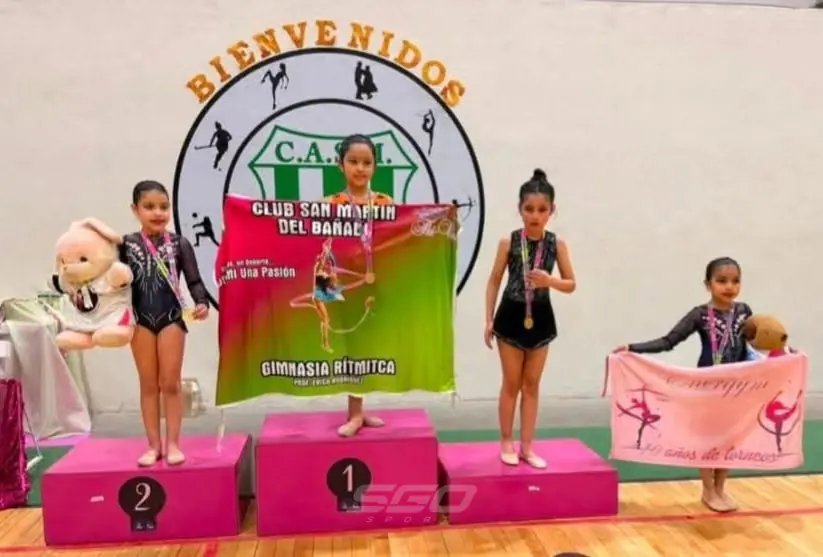 Destacada actuación de gimnastas de Clodomira en un certamen en Catamarca