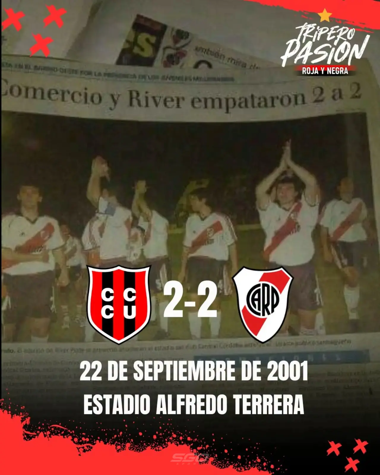 A 25 años de la presentación de las futuras promesas de River en Santiago ante Comercio Central Unidos