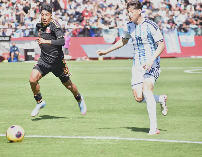 Argentina Sub-19 le ganó a Perú y competirá por la medalla dorada en los Juegos Suramericanos