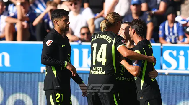 Con gol del Cuti Romero, el Atlético Madrid le ganó agónicamente al Alavés