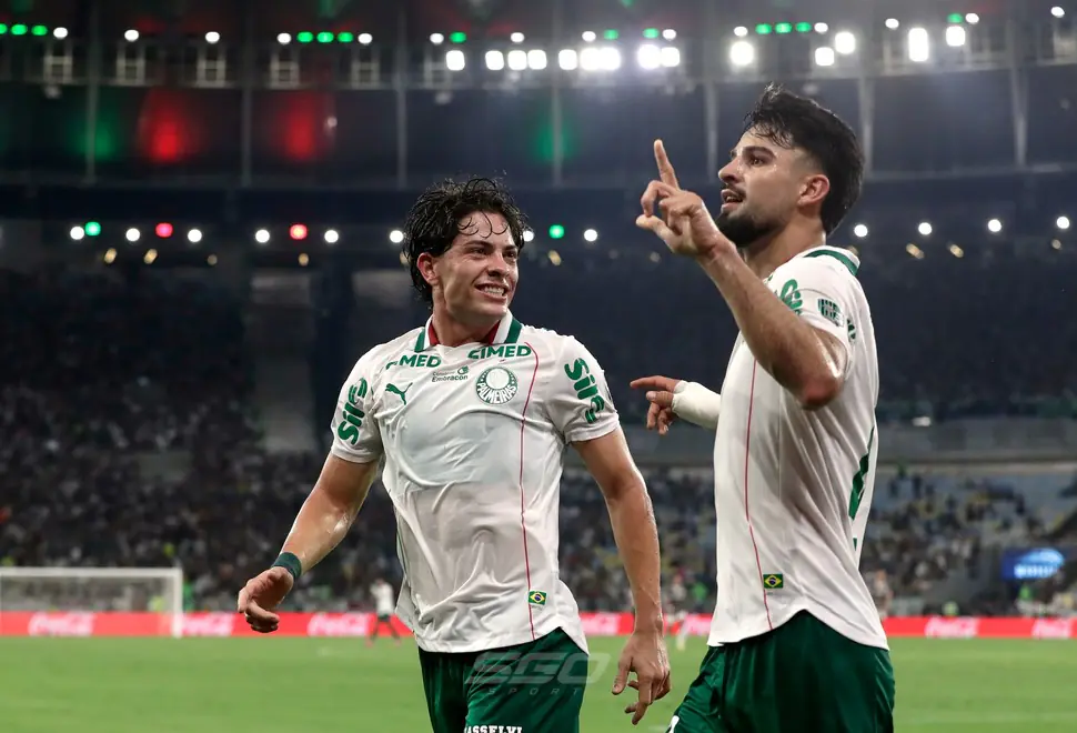 Con un gol del "Flaco" López Palmeiras le ganó a Fluminense en el Maracaná por la ida de la Libertadores