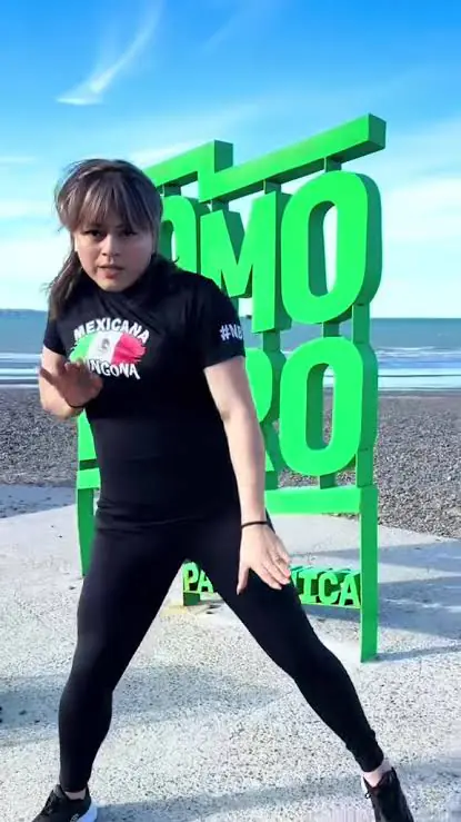 La instructora mexicana Natalie Barrera arriba a Santiago a dar un master class de zumba