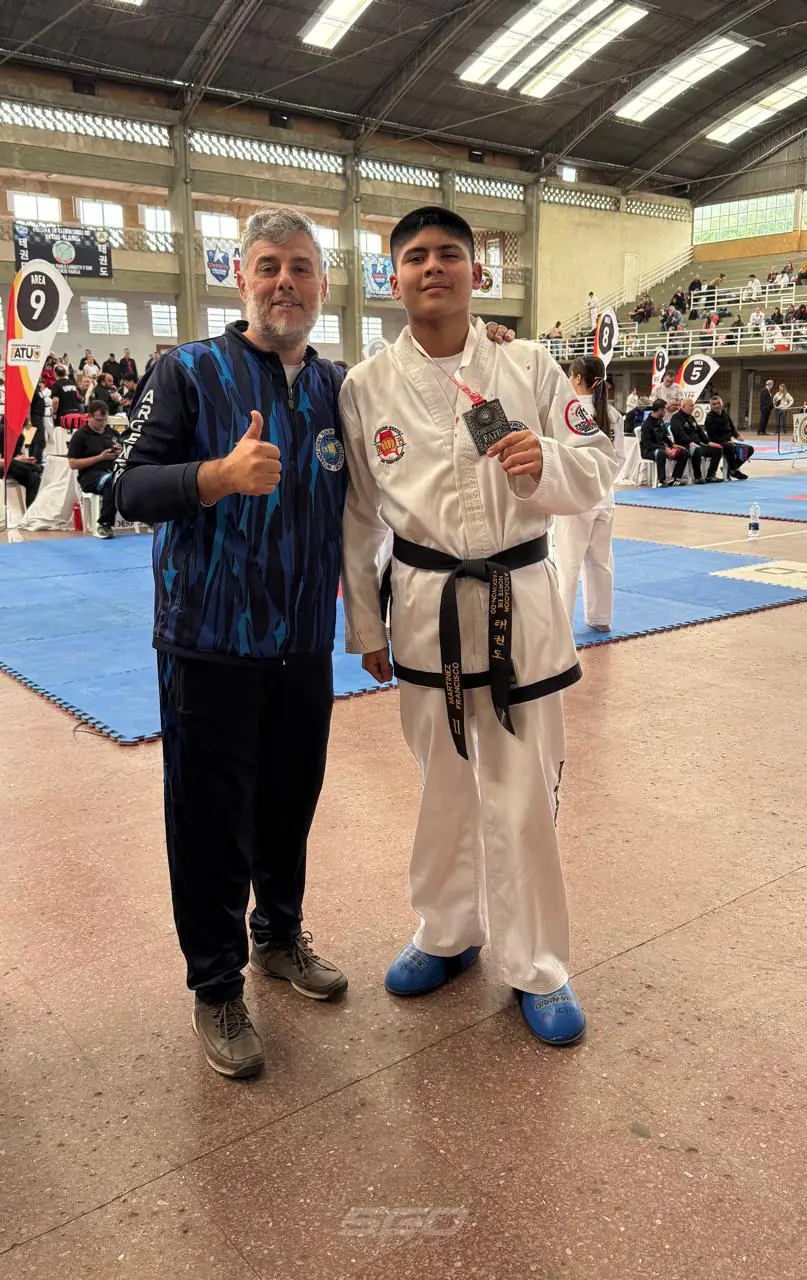 Francisco Martínez, el único santiagueño presente en las tres convocatorias de la Selección Nacional de Taekwon-Do