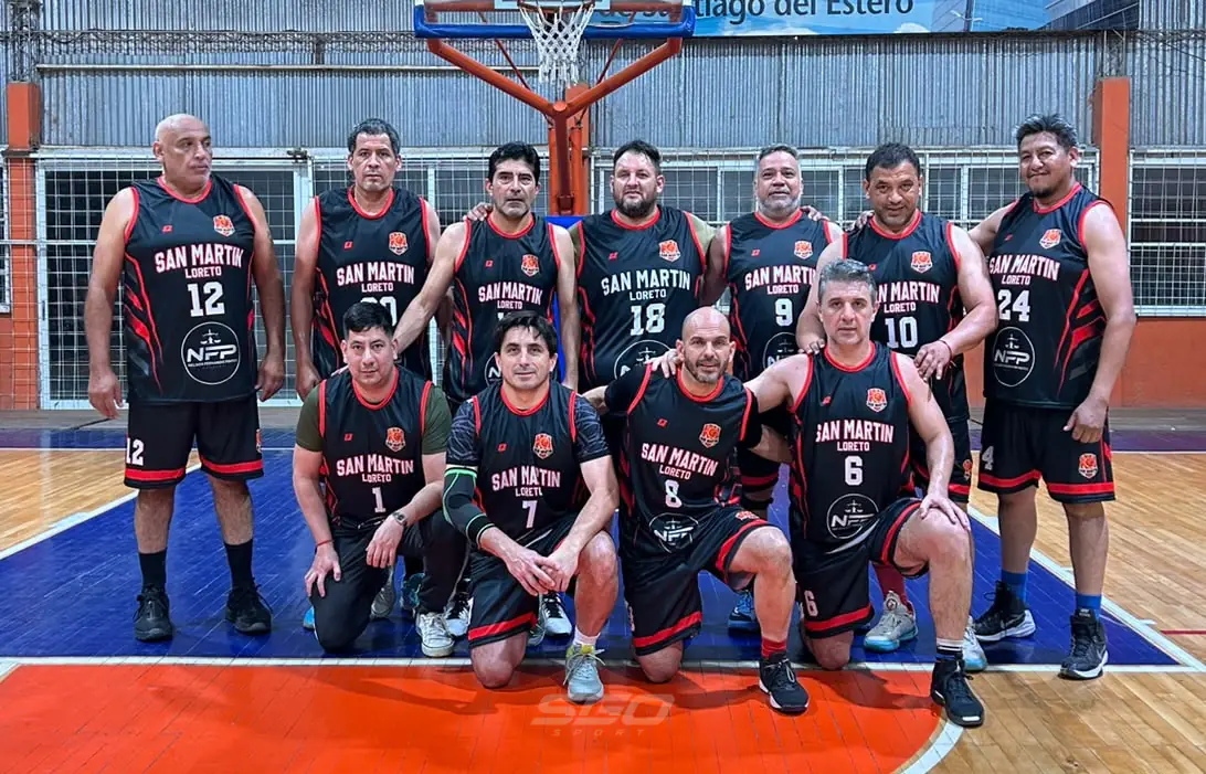 En otra noche de Maxibásquet, San Martín de Loreto y Del Pino fueron los ganadores